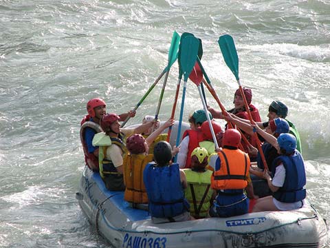 Рафтинг на Катуни