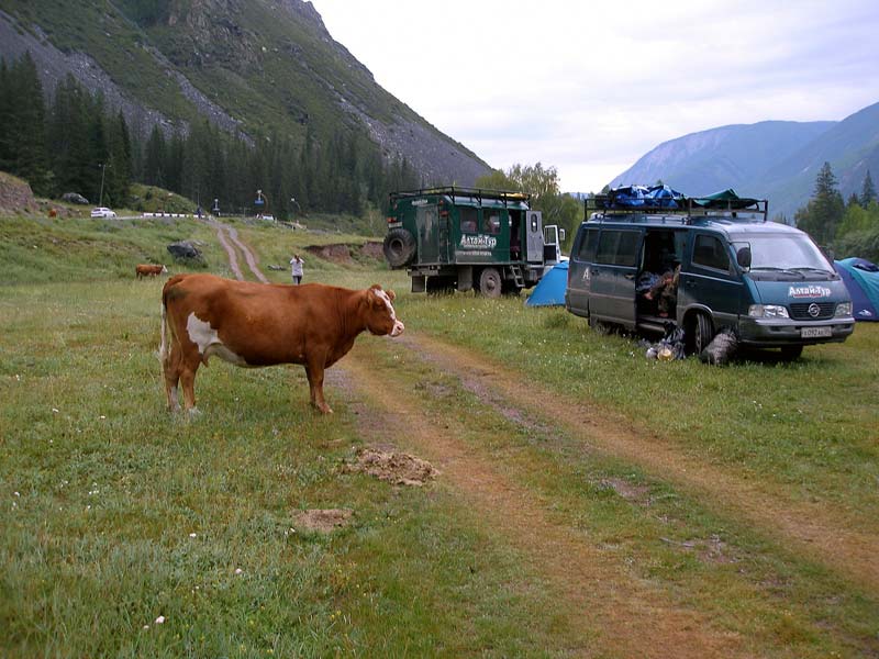 Стоянка на реке Бока