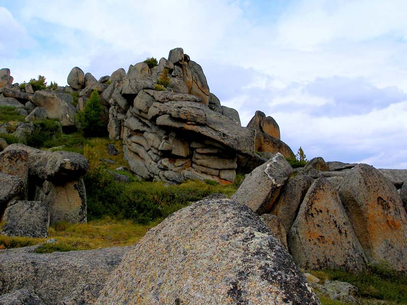 На перевале перед спуском к Джазатору