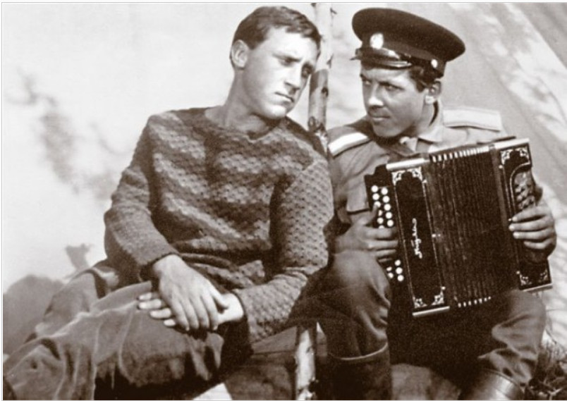 В. Высоцкий и В. Золотухин