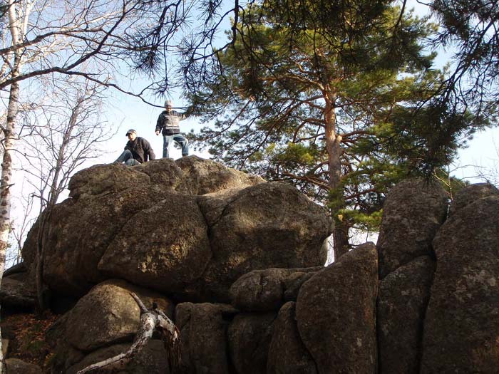 Лазаем по скалам