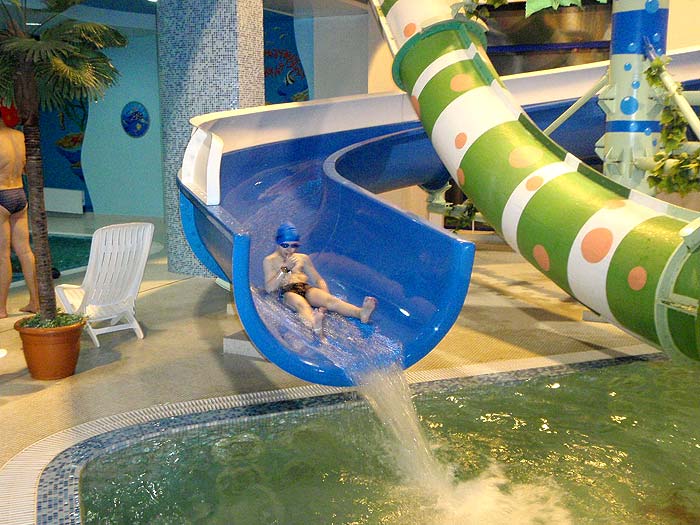 В аквапарке