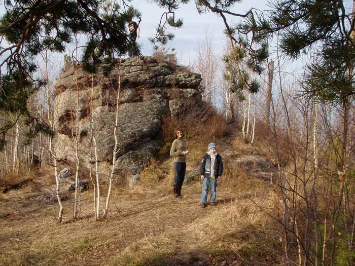 В конце подъема на гору Круглая