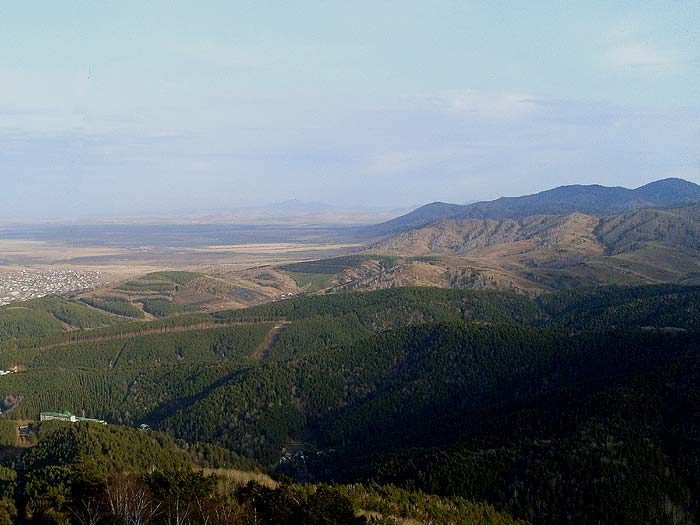 Граница Предалтайской равнины и отрогов Чергинского хребта