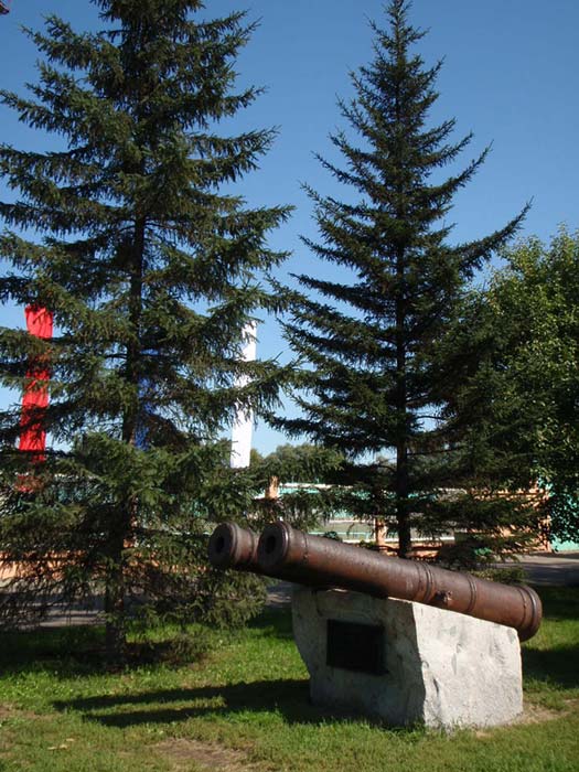 Пушки из Бийской крепости