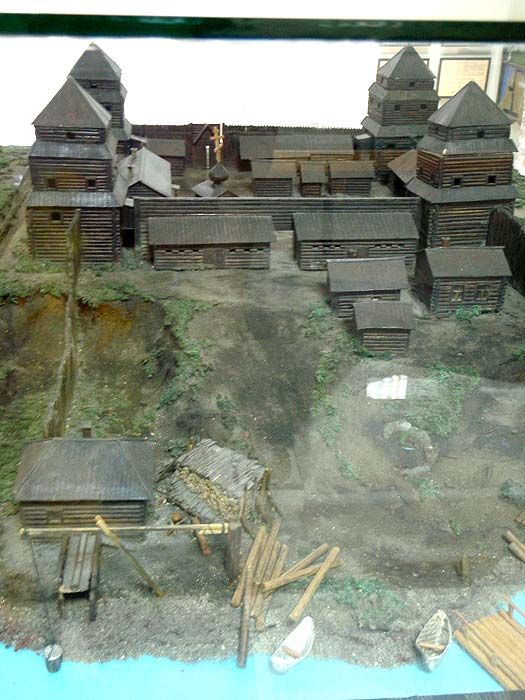 Макет второй Бикатунской крепости