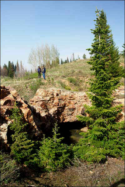 Вход в Черепановский рудник