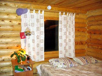 Вид домика внутри