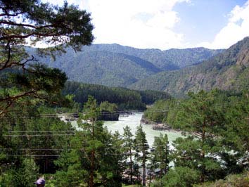 В горах на Чемале