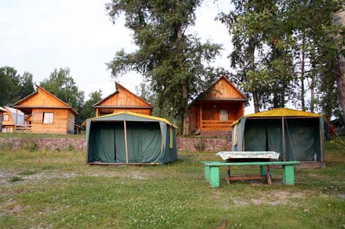 Наши стационарные палатки на время отдыха