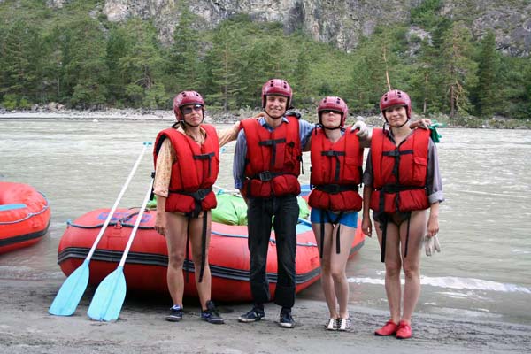 Команда нашего рафта, без меня опять