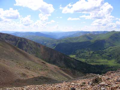 Вид со Штатива на Карасазкан