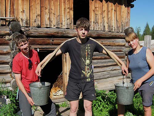 Вода в баньку