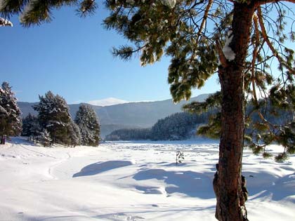 Катунь зимой