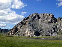 Автопробег по Горному Алтаю (май 2006) : Лестница к Усть-Канской пещере