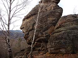 Горный Алтай : Активный отдых в Белокурихе : Азиатское лицо скалы Церковка