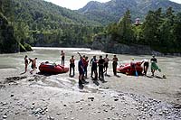 Горный Алтай-2005 : Сплав : Десантирование на остров Патмос