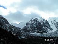 Поход по Горному Алтаю (сентябрь 2005) : Каракабак : Под ледником