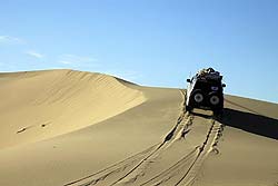 Горный Алтай : Спортивная экспедиция «От барханов до снегов» : Плотный песок держит, но останавливаться нельзя