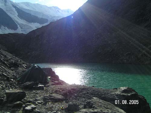 Голубое озеро