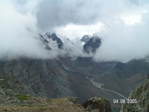 Тучи над ущельем Актру
