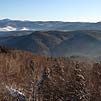 Вид на отроги Чергинского хребта с горы Церковка