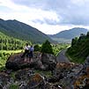 Отдых на турбазе Берель в июле 2005 года : Дорога на Семинский перевал
