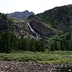 Горный Алтай : Поход от Чемала до Телецкого (лето 2007) : Водопад из озера Коккель