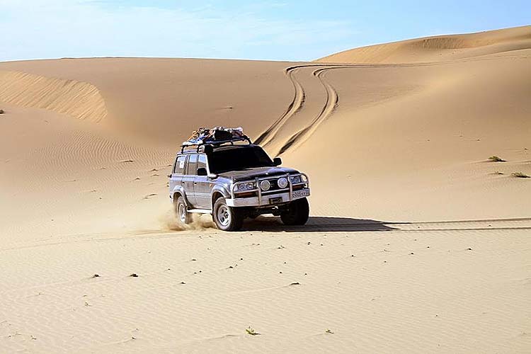 Гарцевание по барханам