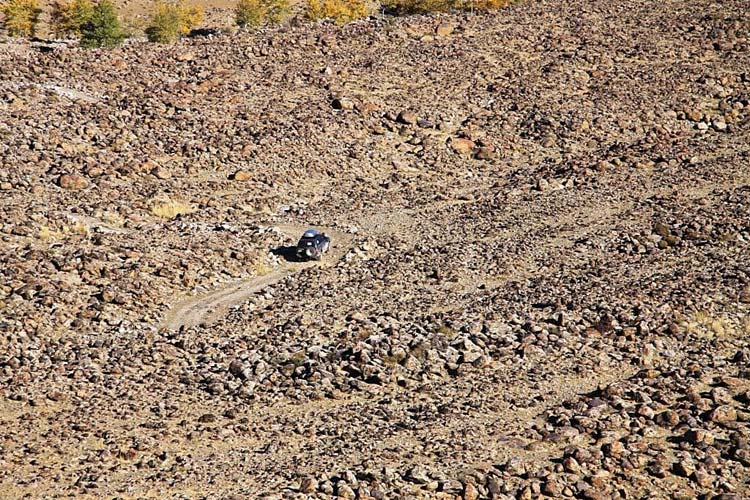 Дорога в старой морене