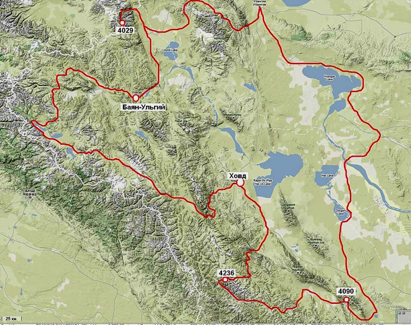 Схема экспедиции