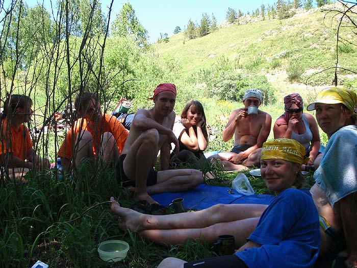 Обед на речке Ханхара