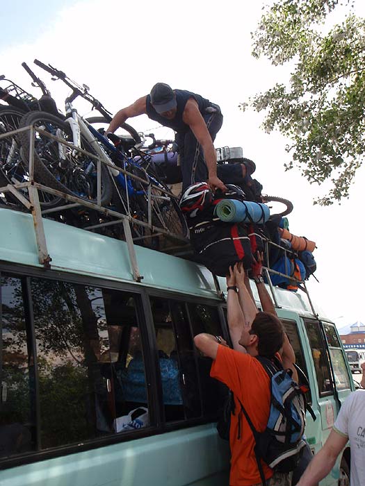 Погрузка велосипедов