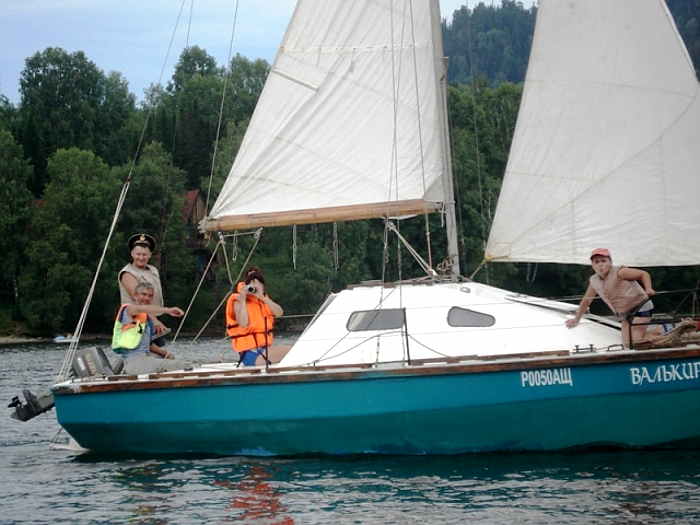 Швертбот «Валькирия» на Телецком озере